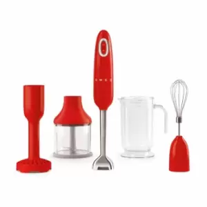 Image of Smeg HBF02RDUK 50s Retro 700W Hand Blender