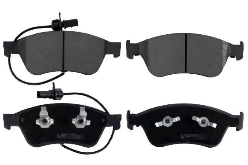 Image of Blue PRINT ADV184270 Brake pad set Front Axle, incl. wear warning contact, with piston clip Brake Pad Set,disc brake (402)