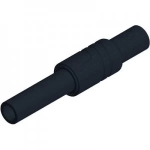 Image of SKS Hirschmann KUN S Straight blade safety socket Socket, straight Pin diameter: 4mm Black