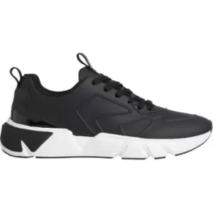 Image of Calvin Klein Low Top Lace Up Lth Hf - Black