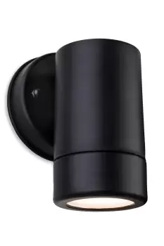 Ravel 1 Light Single Outdoor Wall Light Black Resin IP44 GU10