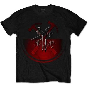 Image of Pink Floyd - The Wall Oversized Hammers Unisex Large T-Shirt - Black