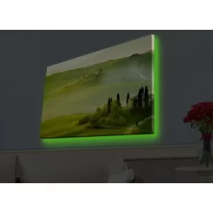 Image of 4570HDACT-007 Multicolor Decorative LED Lighted Canvas Painting