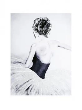 Image of Arthouse Lady Canvas With Glitter