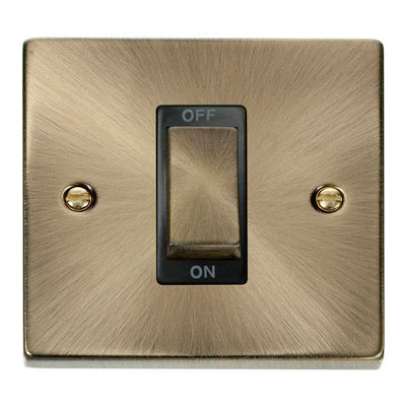 Image of SE Home Antique Brass 1 Gang Ingot Size 45A Switch Gold unisex