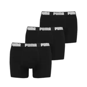 image of Puma 3 Pack Boxers Mens - Black