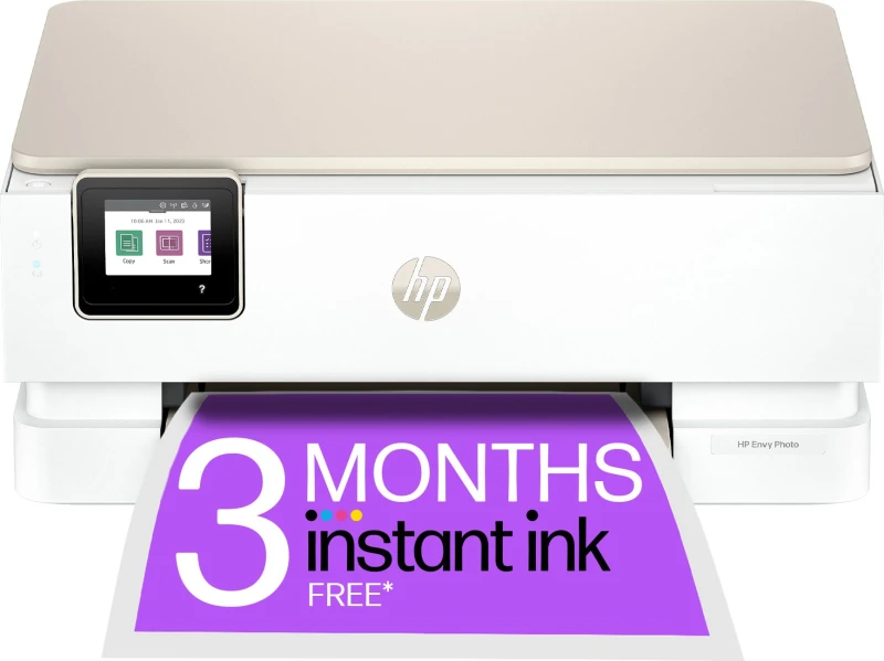 Image of HP Envy 7230 Wireless All In One Inkjet Printer - White