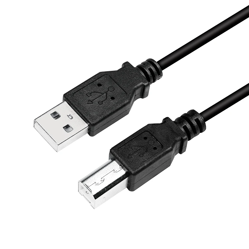 Image of LogiLink CU0007B USB cable USB 2.0 2m USB A USB B Black