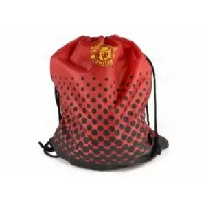 Image of Man United Unisex Gym Bag (One Size) (Red)