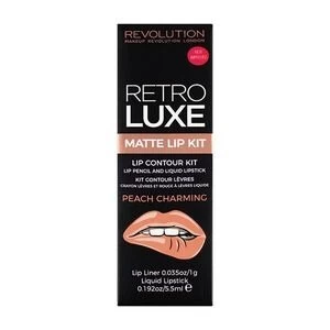 Image of Makeup Revolution Retro Luxe Kits Matte Peach Charming Pink