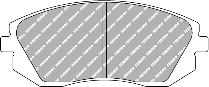 Image of Brake pad set FERODO RACING FDS1639