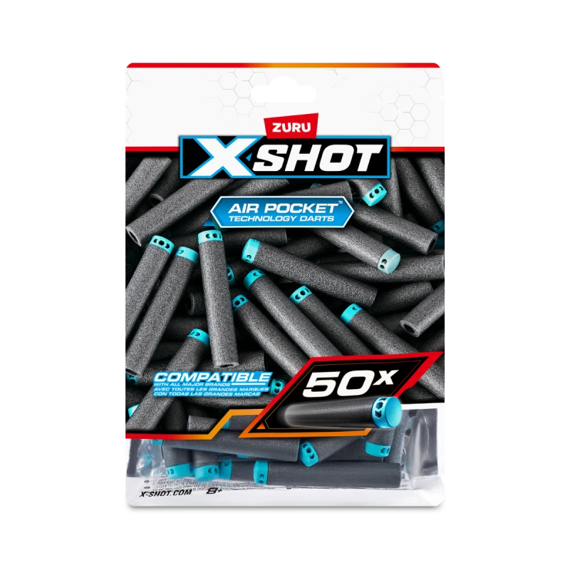 Image of ZURU XShot 50 Foam Darts Refill Pack Multi unisex