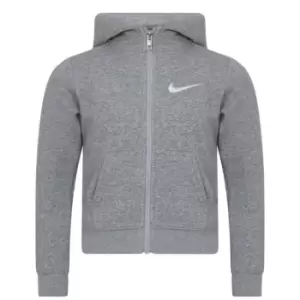 image of Nike Club Zipped Hoodie Infants - Grey