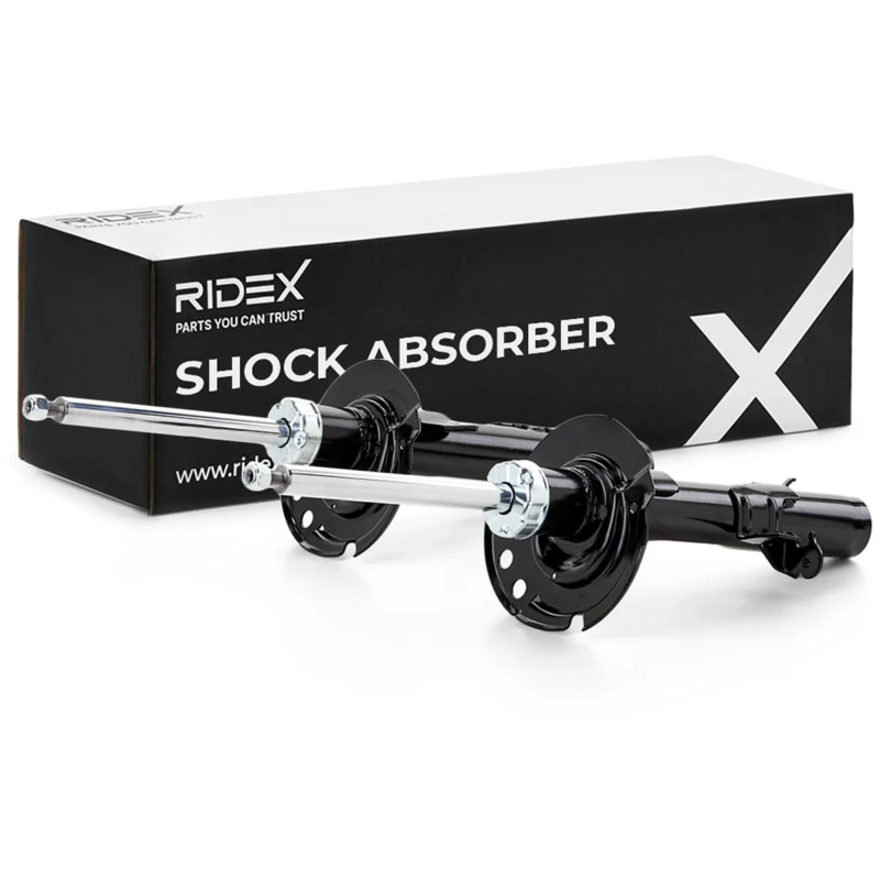 Image of RIDEX 854S20367 Shock absorber Front Axle, Gas Pressure, Twin-Tube Shock Absorber (854)