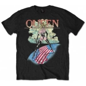 Queen Mistress Black Mens T Shirt: X Large