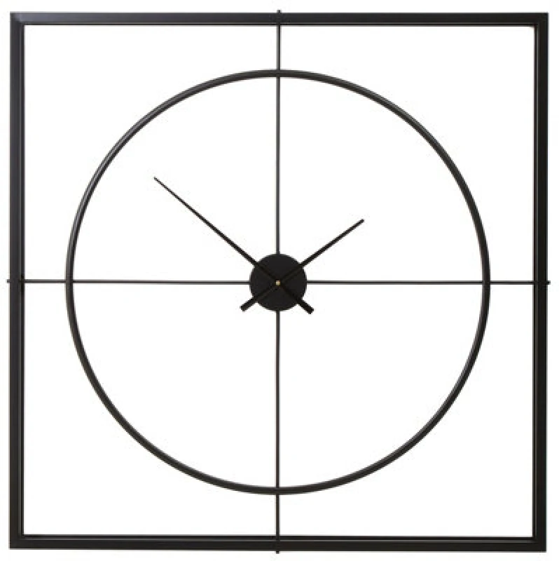 Image of Orsina Trinity Black Finish Wall Clock