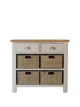 image of K-Interiors Fontana 2 Drawer, 4 Basket Sideboard