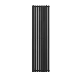 image of VURTU2 Vertical Double Panel Radiator 1800mm x 480mm - Black