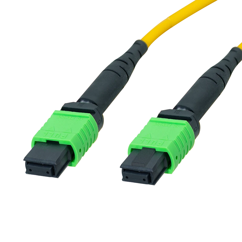 Image of LogiLink MPO Patch Cord 12 cores OS2. MPO/APC F/F. Type B. 1 m