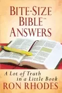 Image of bite size bible answers a lot of truth in a little book