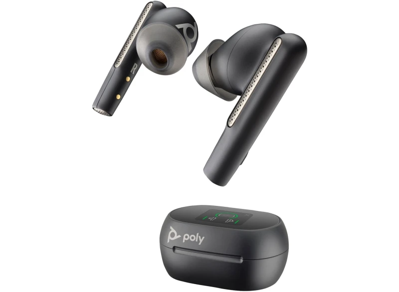 Image of HP Poly Voyager Free 60 Plus UC Bluetooth Wireless USB-C Black Earbuds EXR8PO7Y8H1AA