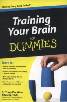 Image of Training Your Brain for Dummies by Tracy Packiam Alloway Paperback