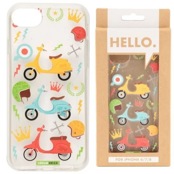 Image of Retro Scooter Design iPhone 6/7/8 Phone Case