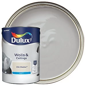 image of Dulux Chic Shadow Matt Emulsion Paint 5L