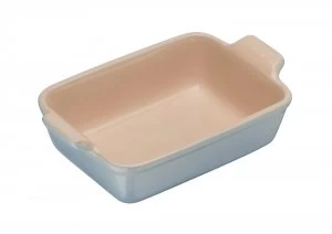 Image of Le Creuset heritage rectangular dish 19cm coastal blue Blue
