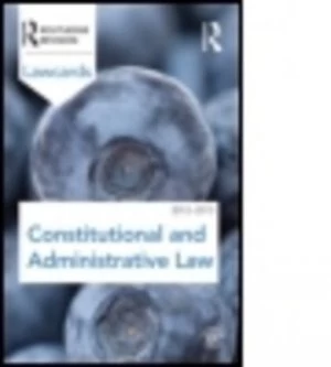 Image of Constitutional and Administrative Law 2012-2013 by Routledge Paperback