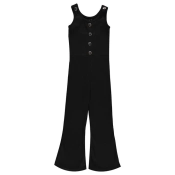 image of Firetrap Ribbed Jumpsuit Girls - Jet Stripe