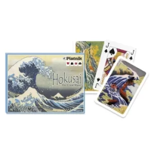 Image of Hokusai Bridge Doubles Game Playing Cards