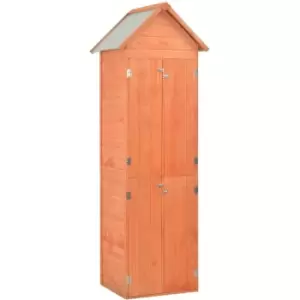 image of Garden Storage Shed 71x60x213cm Wood Vidaxl Brown