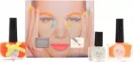Image of Ciate Corrupted Neon Manicure Club Tropicana Gift Set 13.5ml Nail Polish in Cha Cha Cha + 10g Club Tropicana Neon Glitter + 5ml Black Light Top Coat