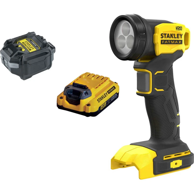 Image of Stanley Fatmax V20 SFMCL020 18v Cordless Flashlight Torch SFMCL020D1 Batteries: 1 x 2ah Li-ion