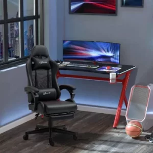 Image of Pendale Racing Style Gaming Chair, Red Black