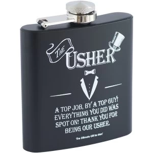 Image of Ultimate Gift for Man Hip Flask Usher