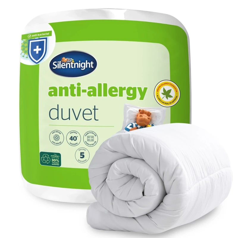 Image of Silentnight Silentnight Anti Allergy 4.5 Tog Duvet - Single