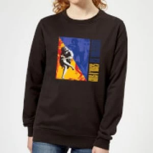 image of Guns N Roses Use Your Illusion Womens Sweatshirt - Black - XL