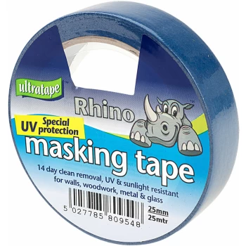 image of Ultratape - Special UV Resistant Masking Tape 25mm x 25m