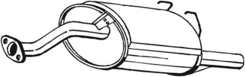 Image of Rear silencer BOSAL 163-729