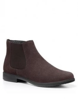 Image of Hotter Tenby Ankle Boots, Chocolate, Size 4, Women