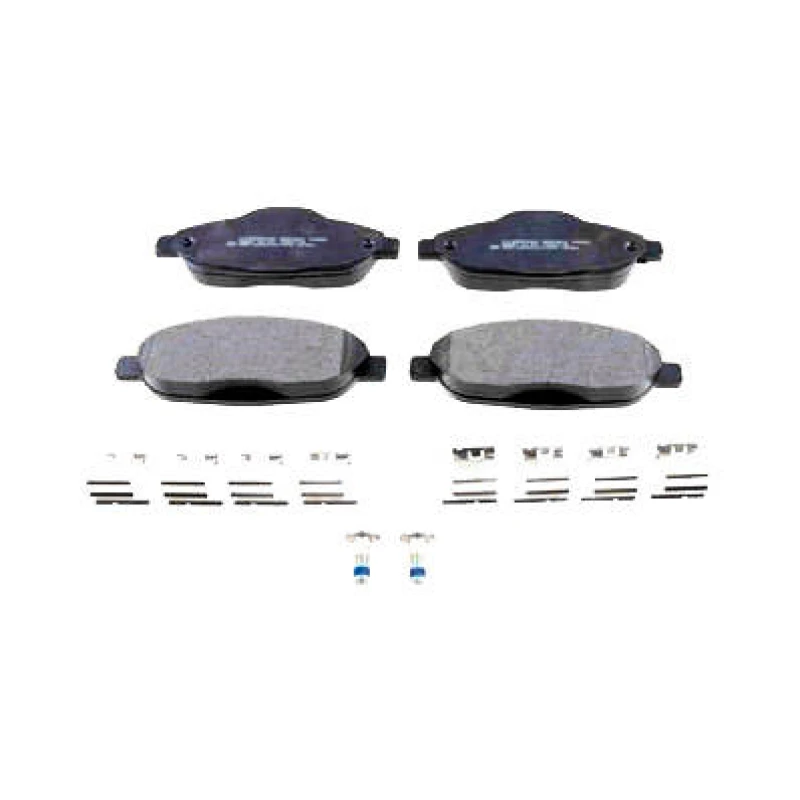 Image of ZIMMERMANN 24660.180.2 Brake pad set Front Axle, with spring, with bolts/screws Brake Pad Set,disc brake (402)