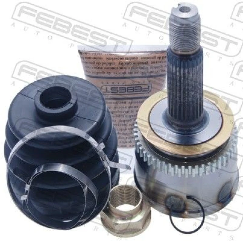 Image of FEBEST 1210-012A48 Joint, drive shaft Front Axle, with ABS sensor ring Joint,drive shaft (236)