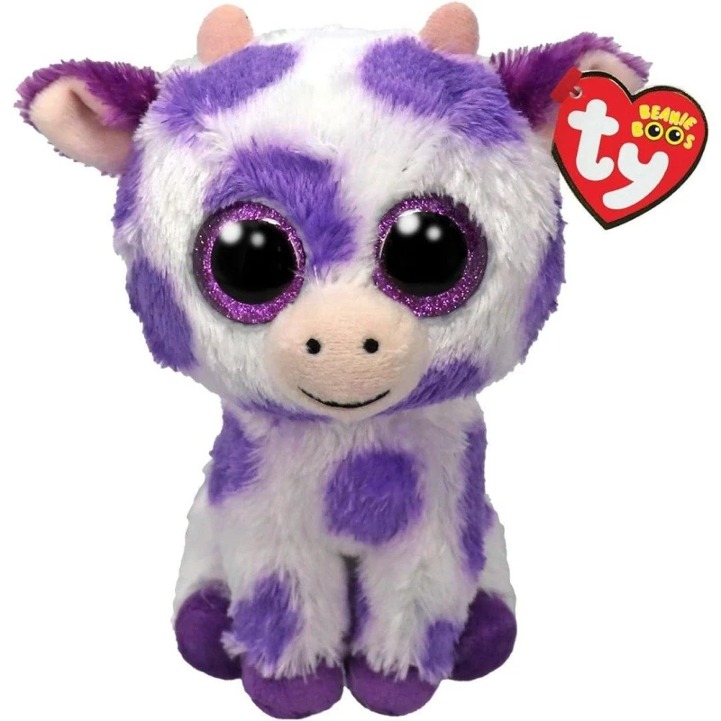 Image of Ty Beanie Boos Ethel Cow 15cm Multi