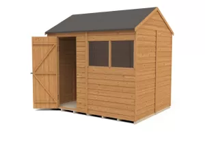 Image of Forest Garden 8 x 6ft Apex Overlap Dip Treated Shed