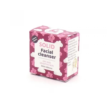 image of Lamazuna Hibiscus Solid Facial Cleanser - Dry/Sensitive Skin 25g