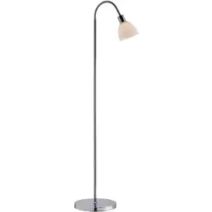 Image of Ray Task Floor Lamp Chrome, E14