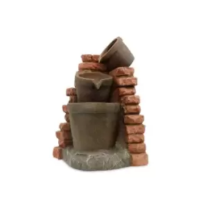 Image of Gardenwize Solar Brick Water Feature