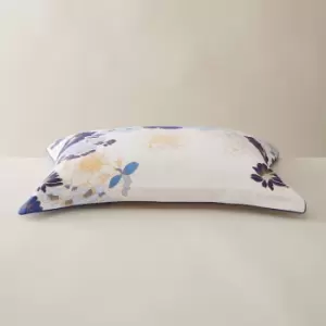 Image of Ted Baker New Romantics Floral Oxford Pillowcase, Blue
